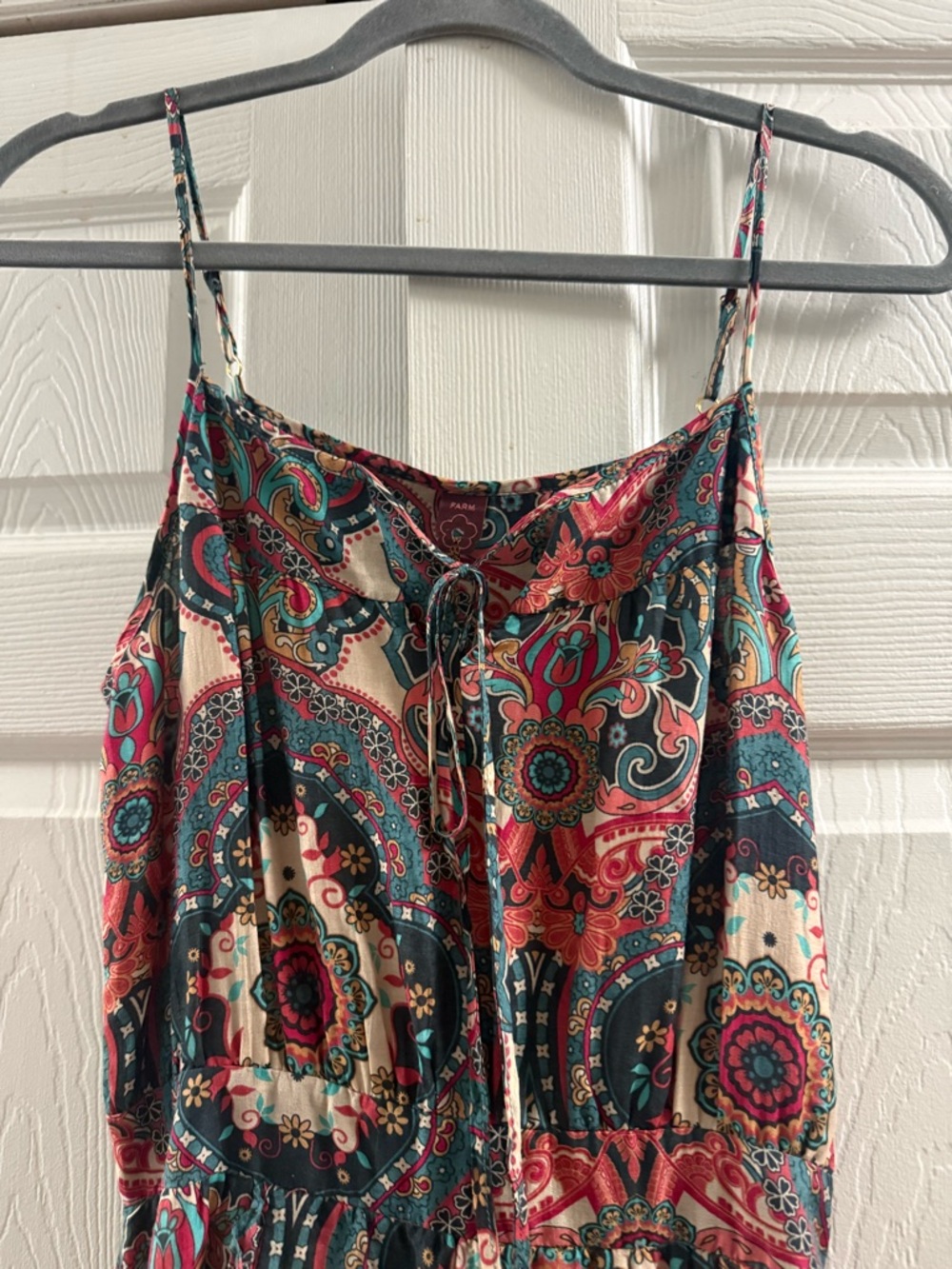 Vintage Farm Rio Paisley Dress Size Small - Picture 4 of 15